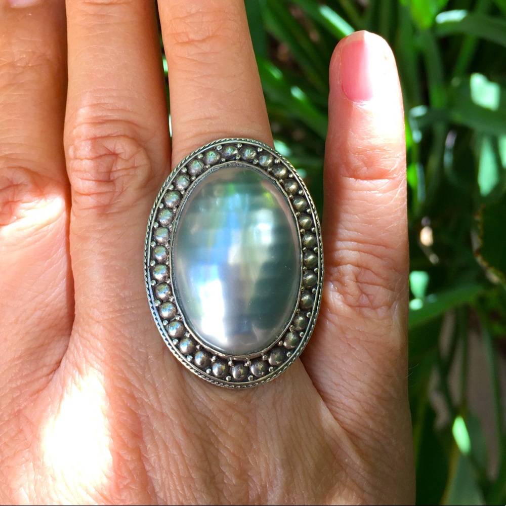 Artisan made solid sterling silver ring - Picture 3 of 11